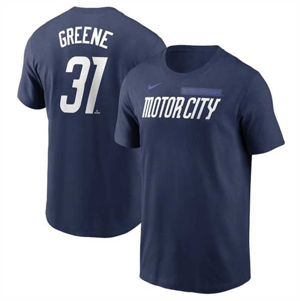 Men's Detroit Tigers #31 Riley Greene Navy 2024 City Connect Fuse Name & Number T-Shirt,We sell and wholesale Men's Detroit Tigers #31 Riley Greene Navy 2024 City Connect Fuse Name & Number T-Shirt on line form chian!